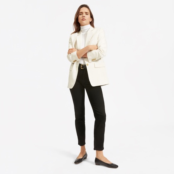 Everlane Jackets & Blazers - EVERLANE Oversized Cotton-Linen Blazer